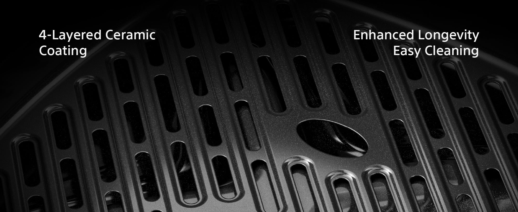 AFR550 touch control, durable 4-layer ceramic coating and 360° rapid air circulation