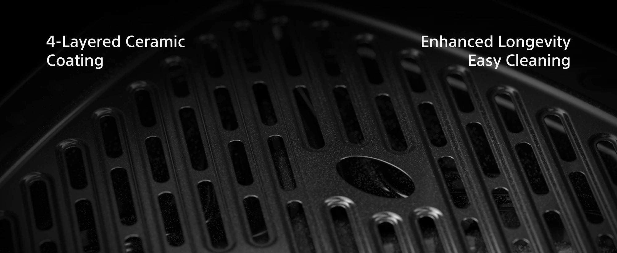 AFR700 touch control, durable 4-layer ceramic coating and 360° rapid air circulation