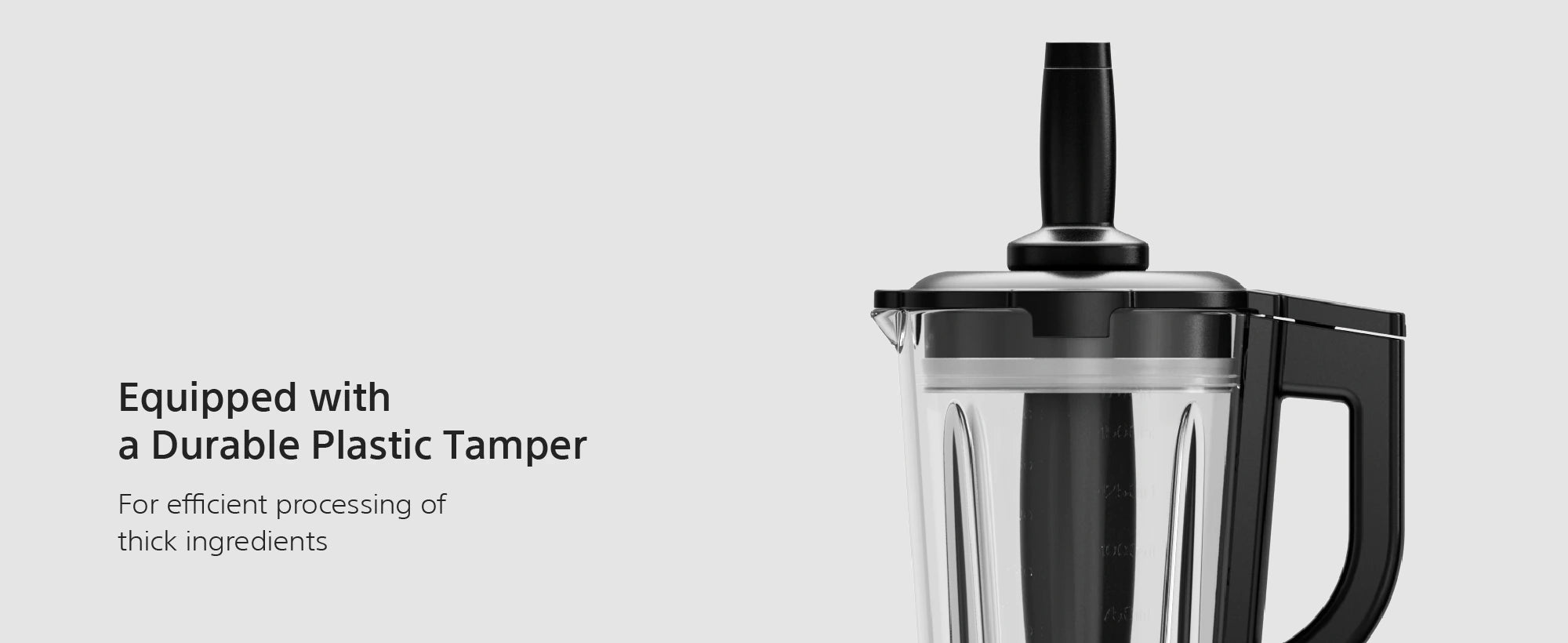 BLG1200 1200W stainless steel blender base with variable speed dial and presets