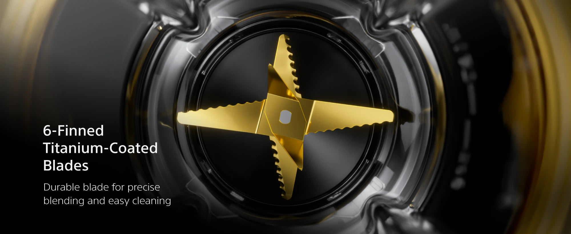 BLG1200 6-finned titanium-coated blender blade