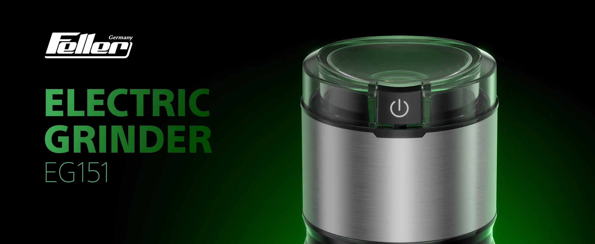 Feller EG151 electric grinder — premium multi-purpose coffee and spice grinder
