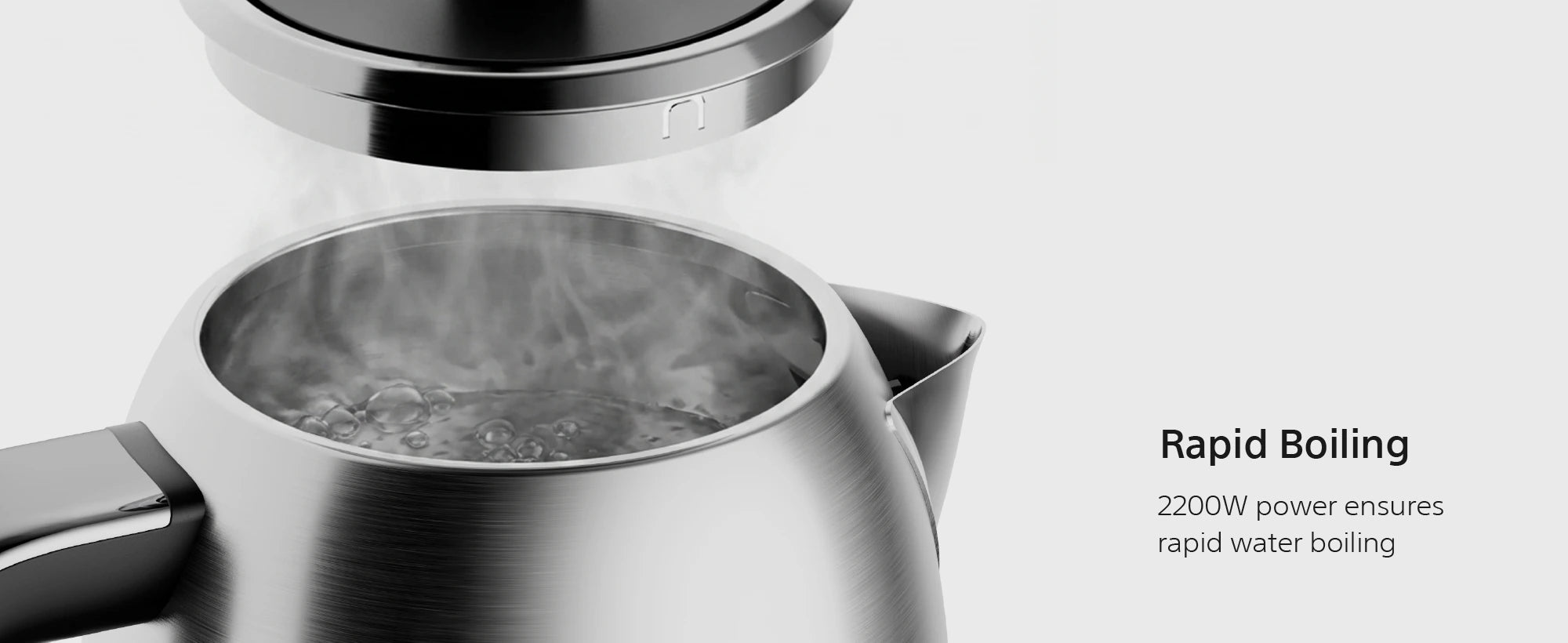 EK200 rapid boiling, vintage thermometer, transparent water level indicator and LED status