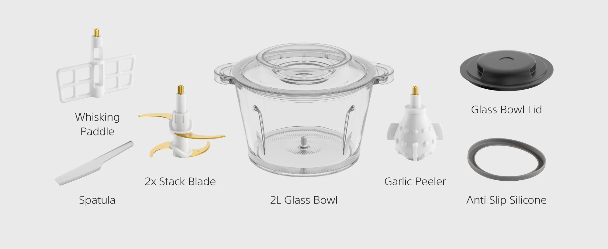 FC500 Lite food chopper with accessories in the box