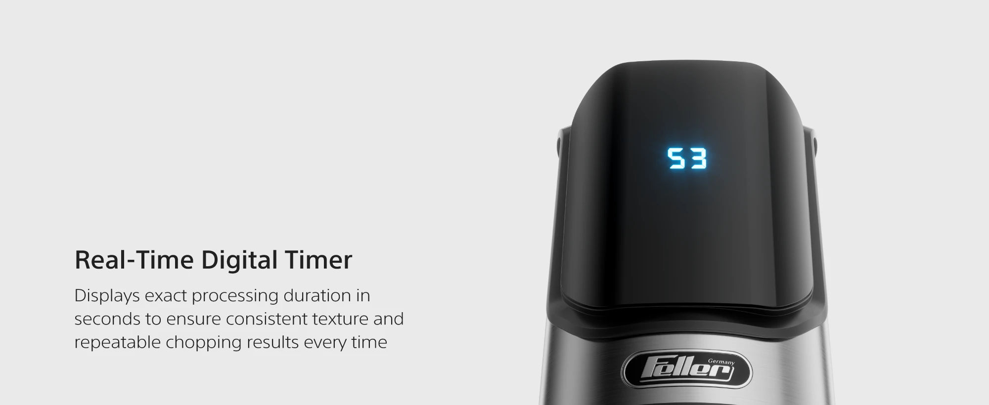 FC500 Lite full titanium drive system, bowl and digital timer