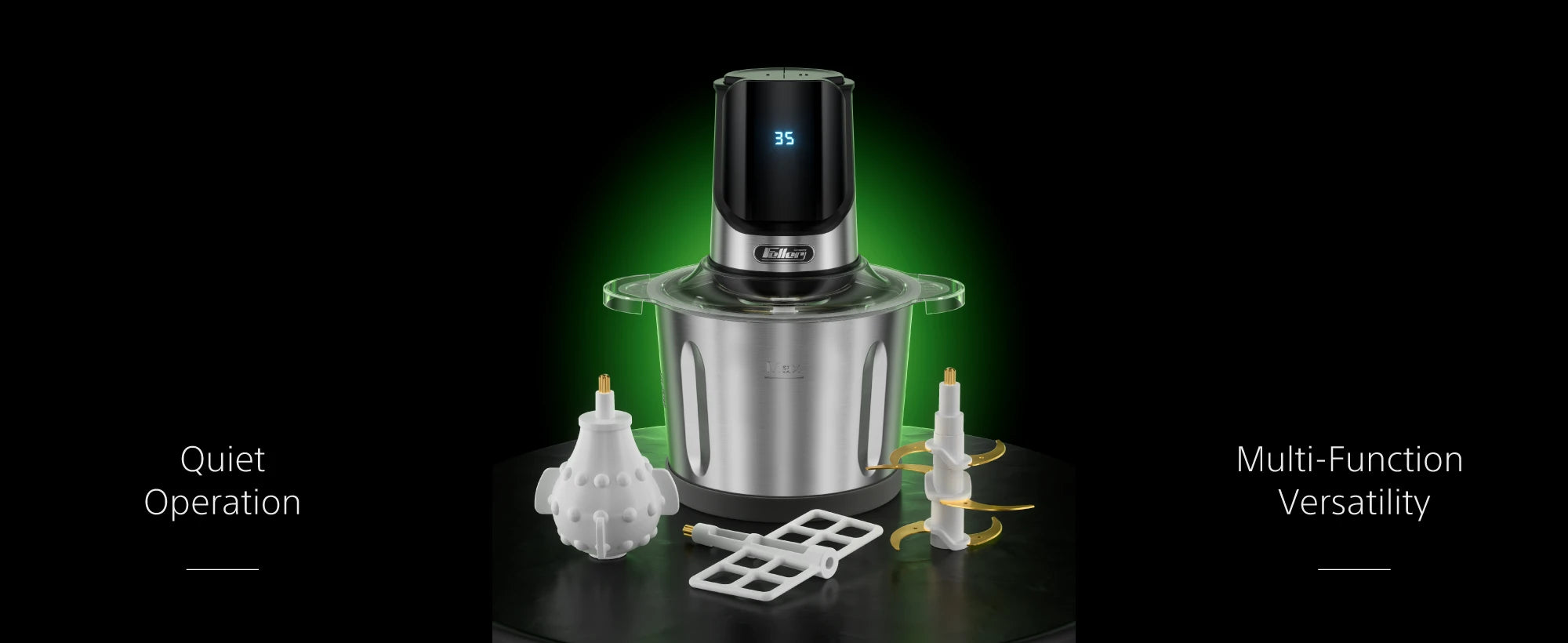 FC500 Plus food chopper with accessories in the box