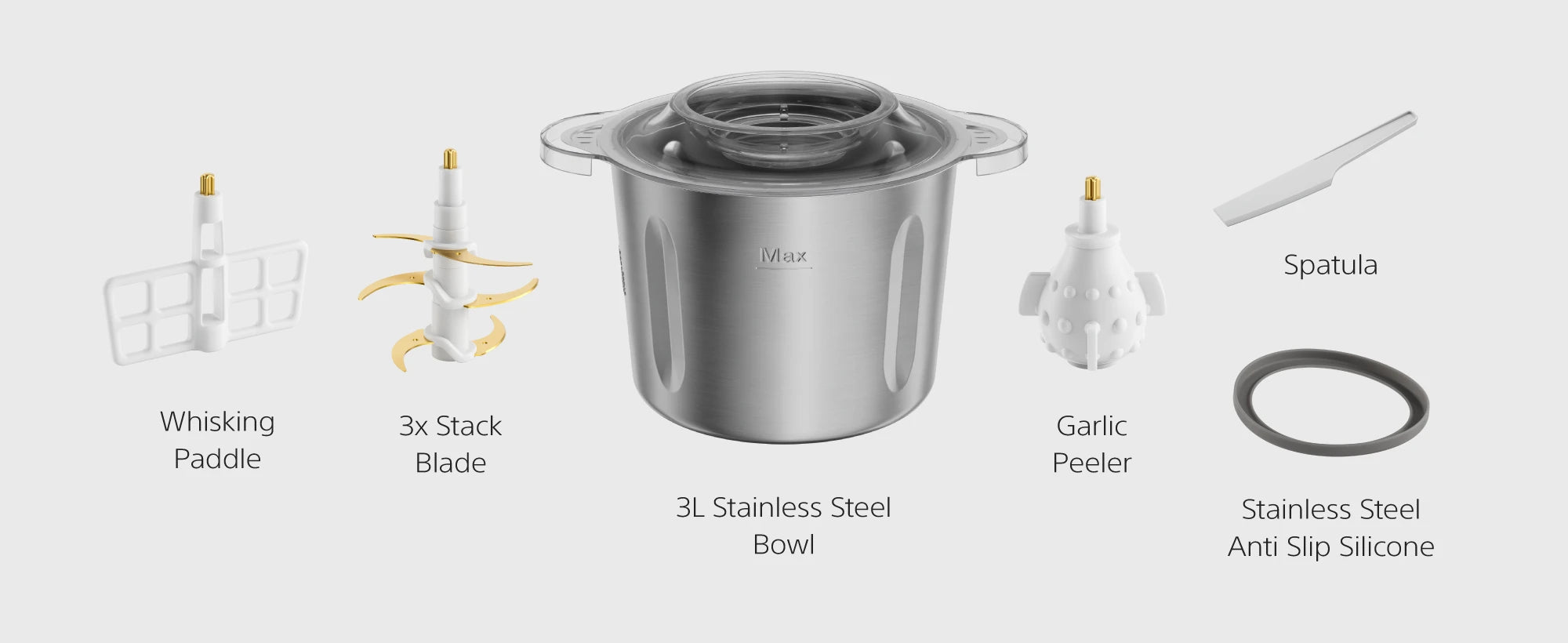 FC500 Plus food chopper with accessories in the box