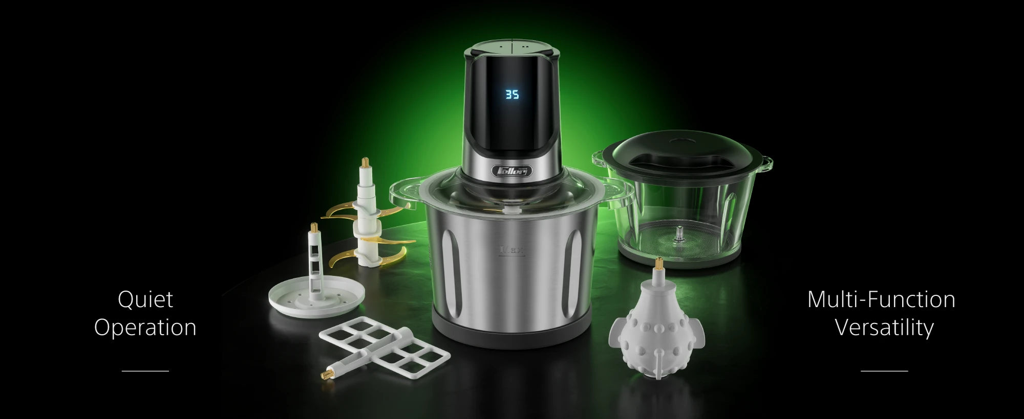FC500 Pro food chopper with accessories in the box