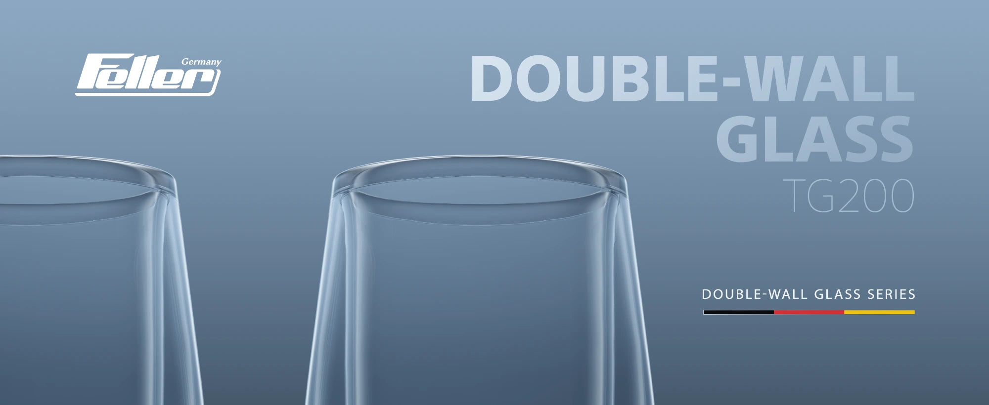 Feller TG200 double-wall borosilicate glass — Double-Wall Glasses 200mL
