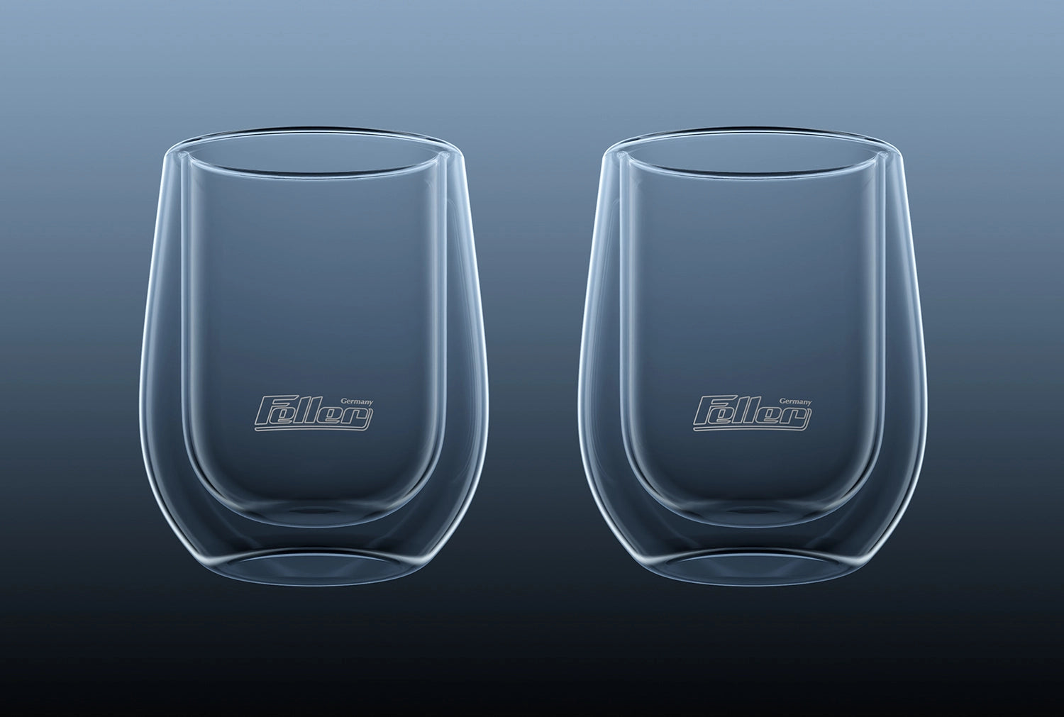 Feller TG80 Double-Wall Espresso Glasses