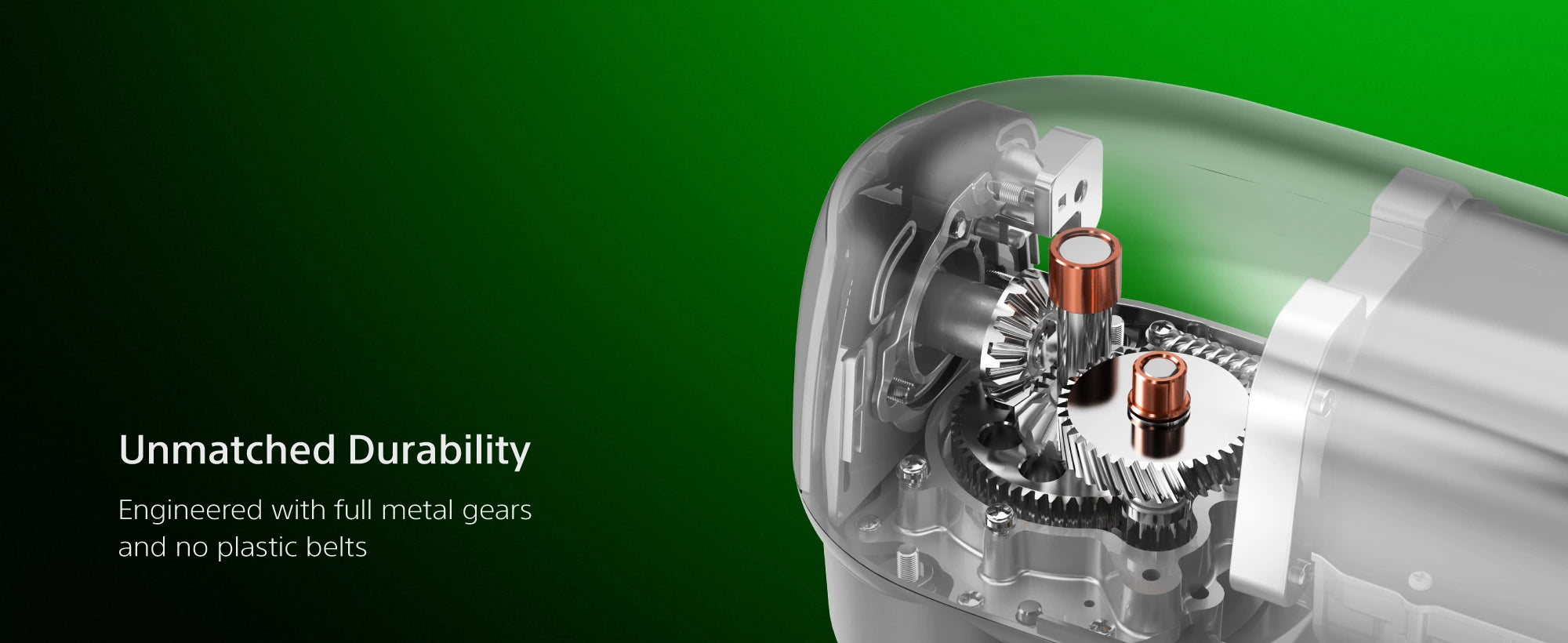 KM1500 die-cast aluminum body, variable speed, patented cooling and full metal gears