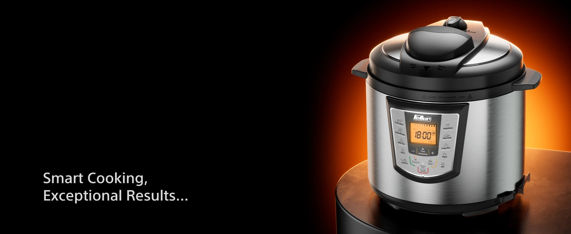 PC165 pressure cooker — smart cooking, exceptional results