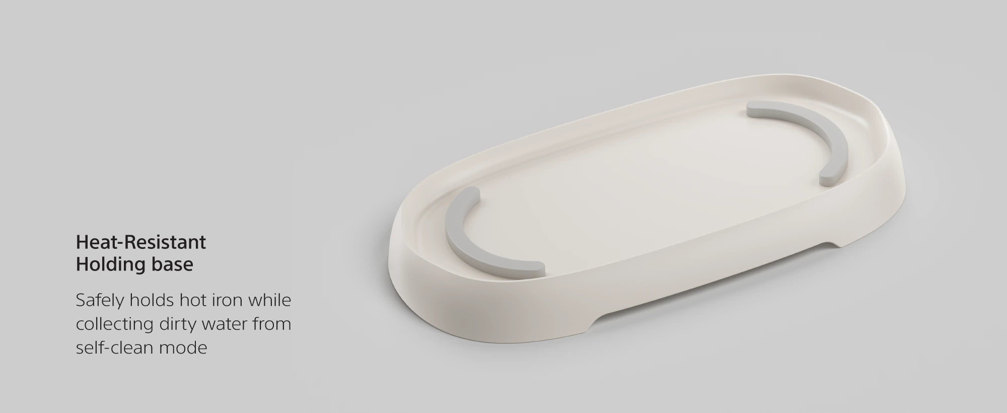 SI290 20g/min continuous steam and heat-resistant holding base that collects self-clean water