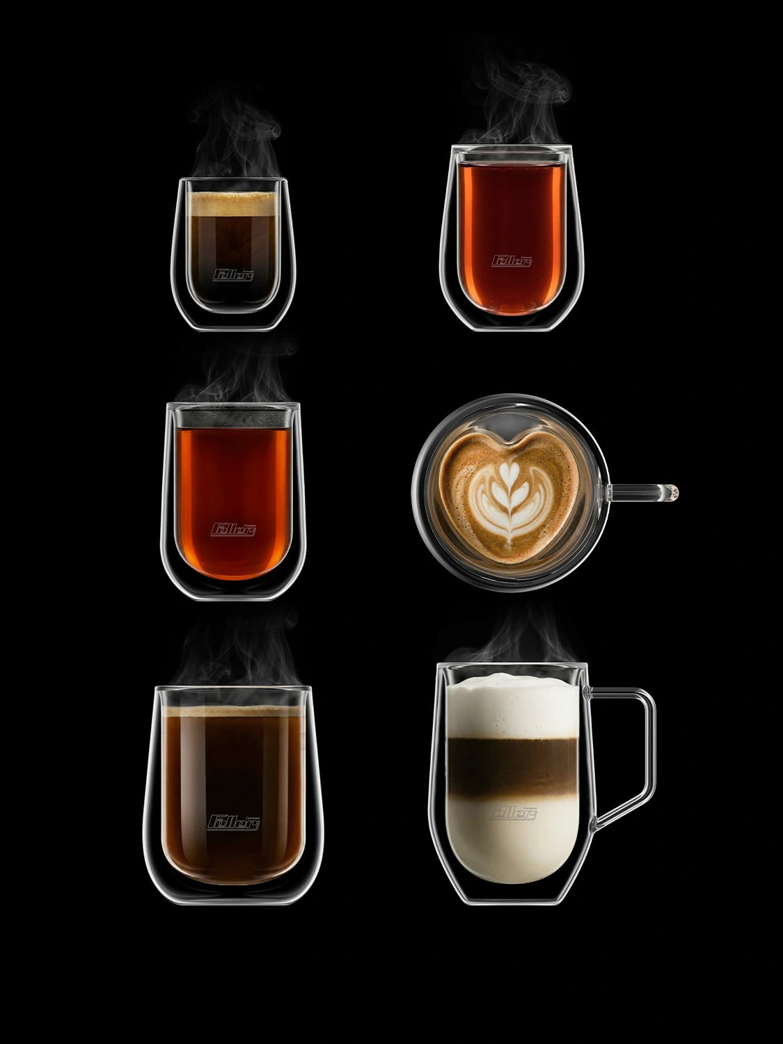 TG300 Double-Wall Glass Mugs Default Title