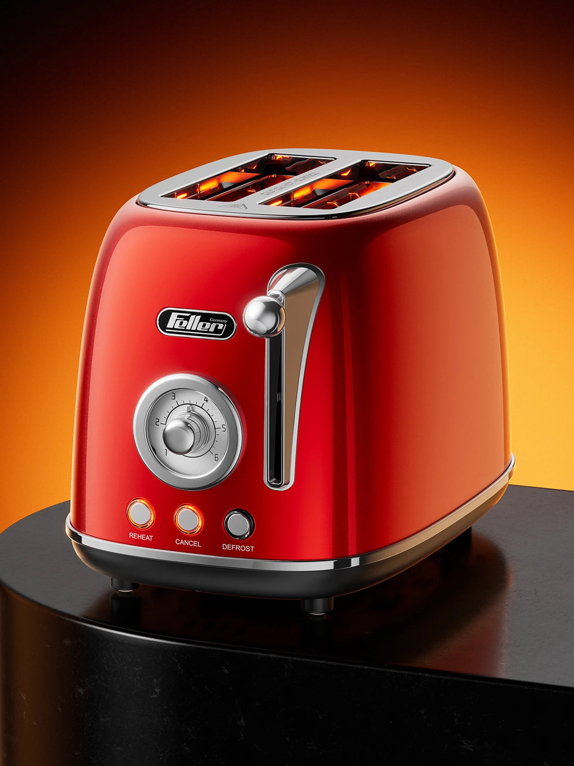 TO290 Toaster Red