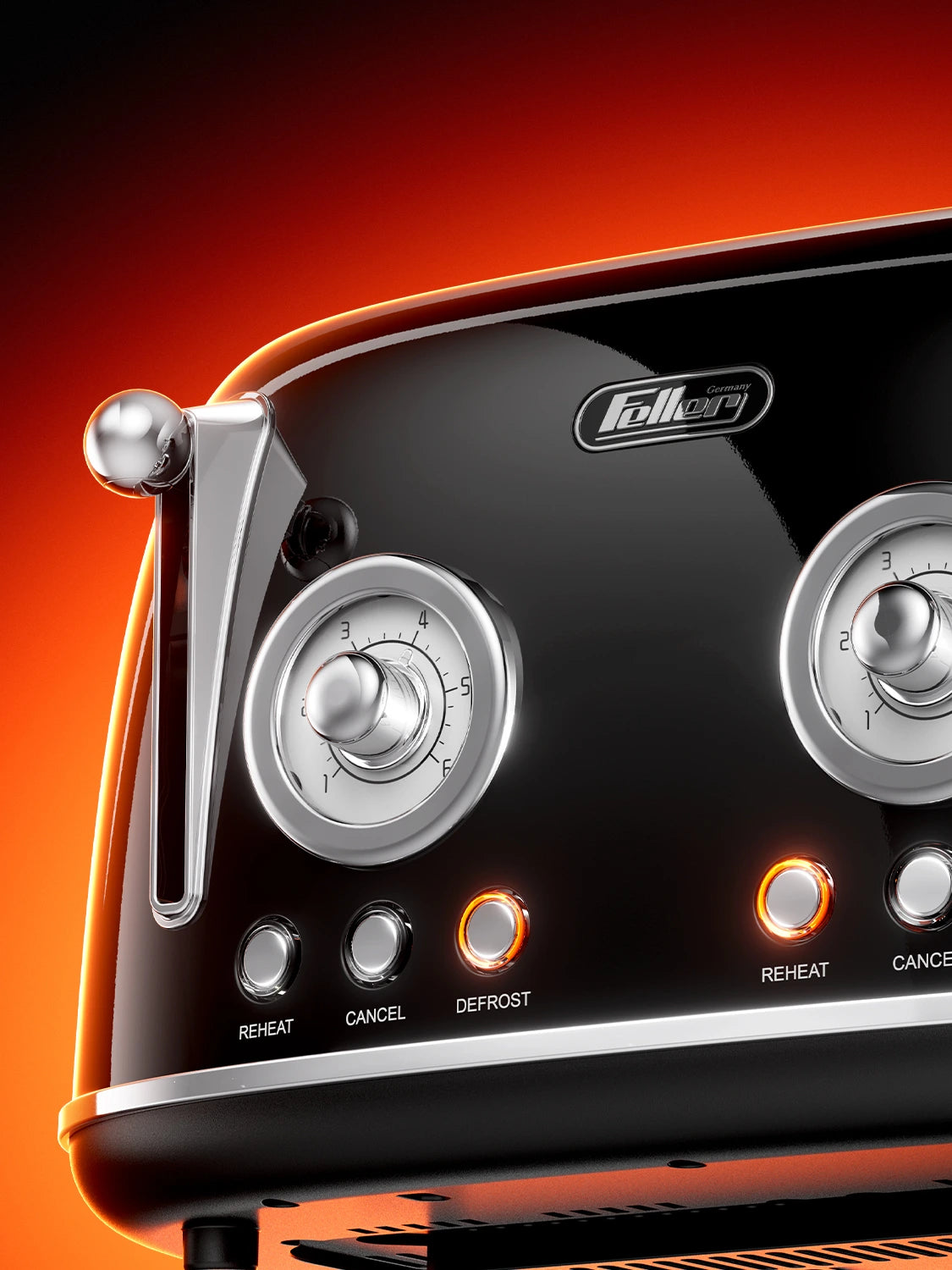 TO490 Toaster Black