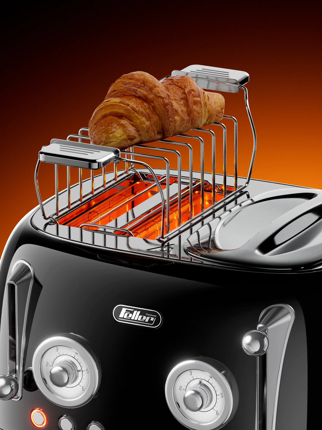 TO490 Toaster Black