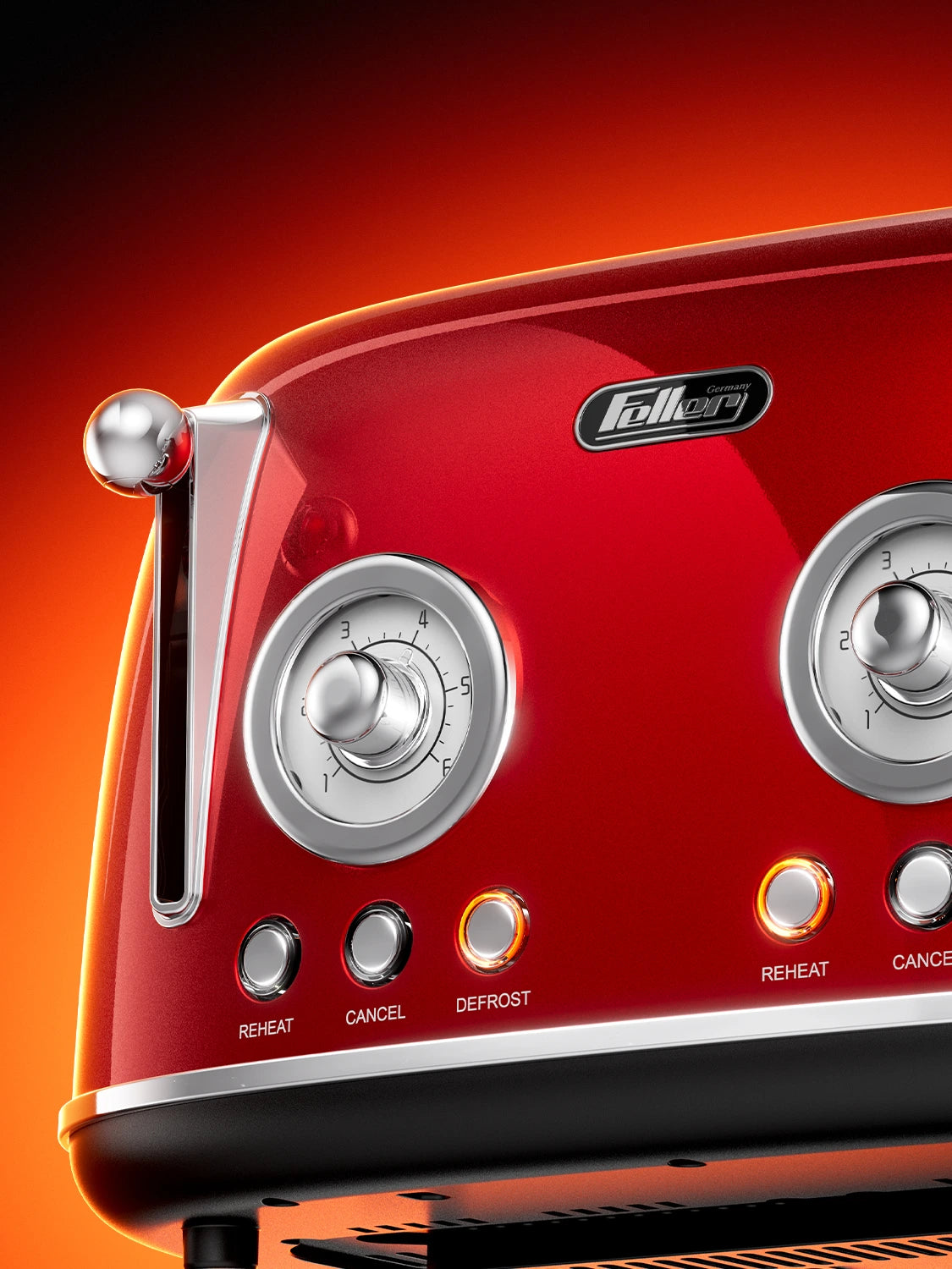 TO490 Toaster Red