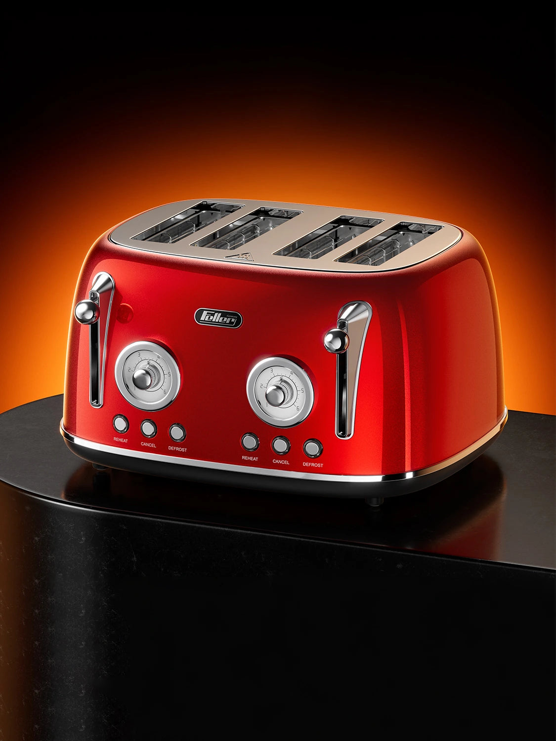 TO490 Toaster Red