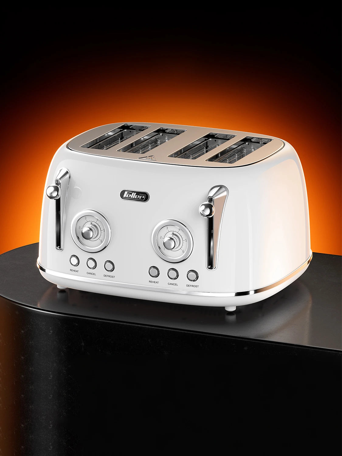 TO490 Toaster White
