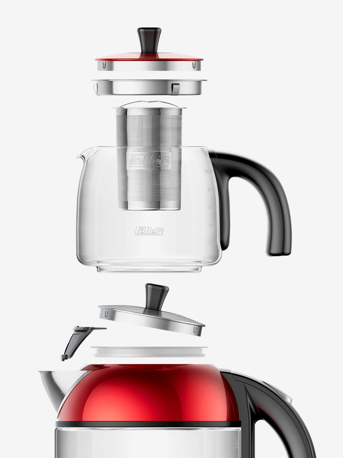 TS289 Tea Station Red