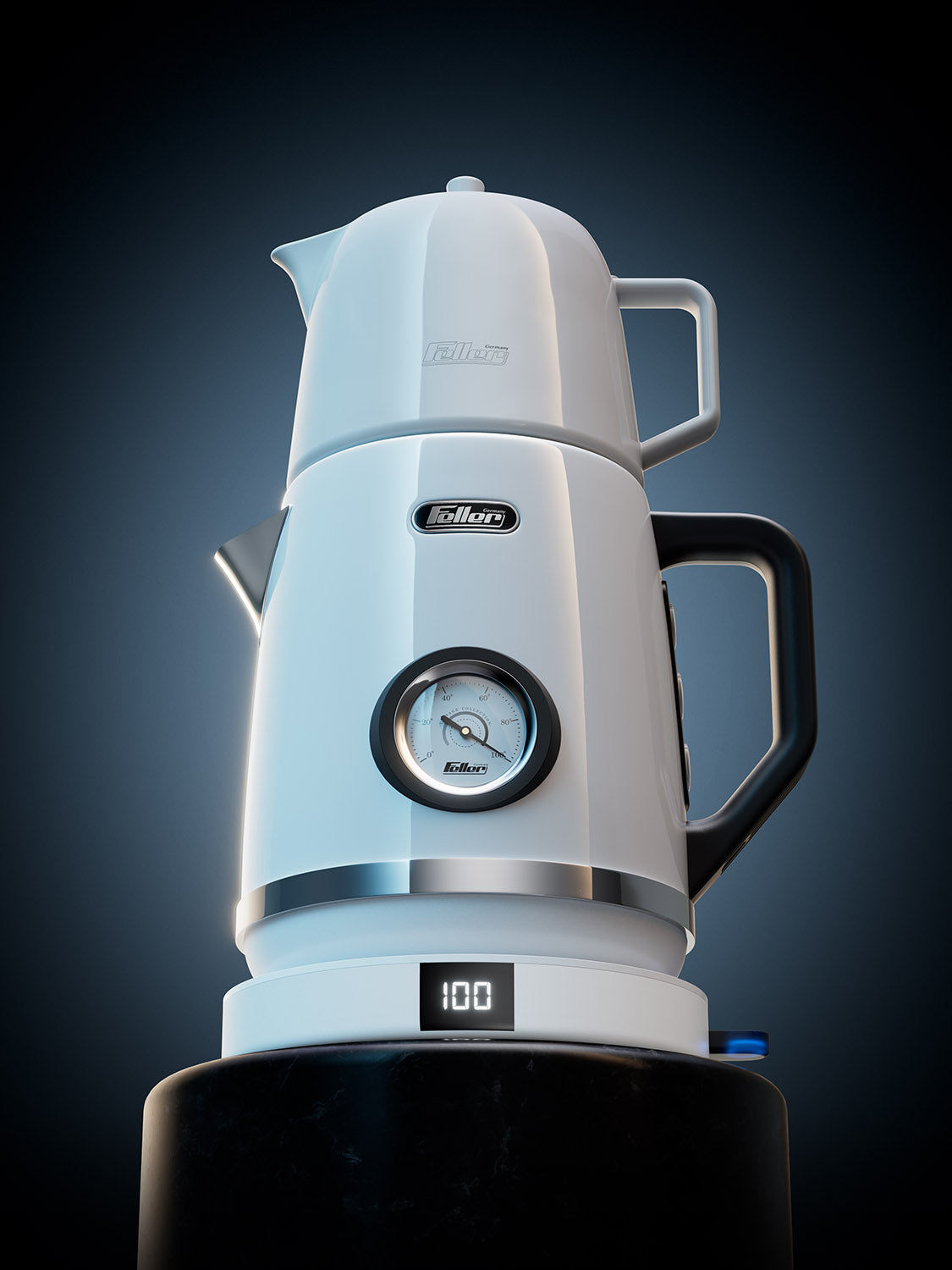 TS290 Tea Station White Porcelain