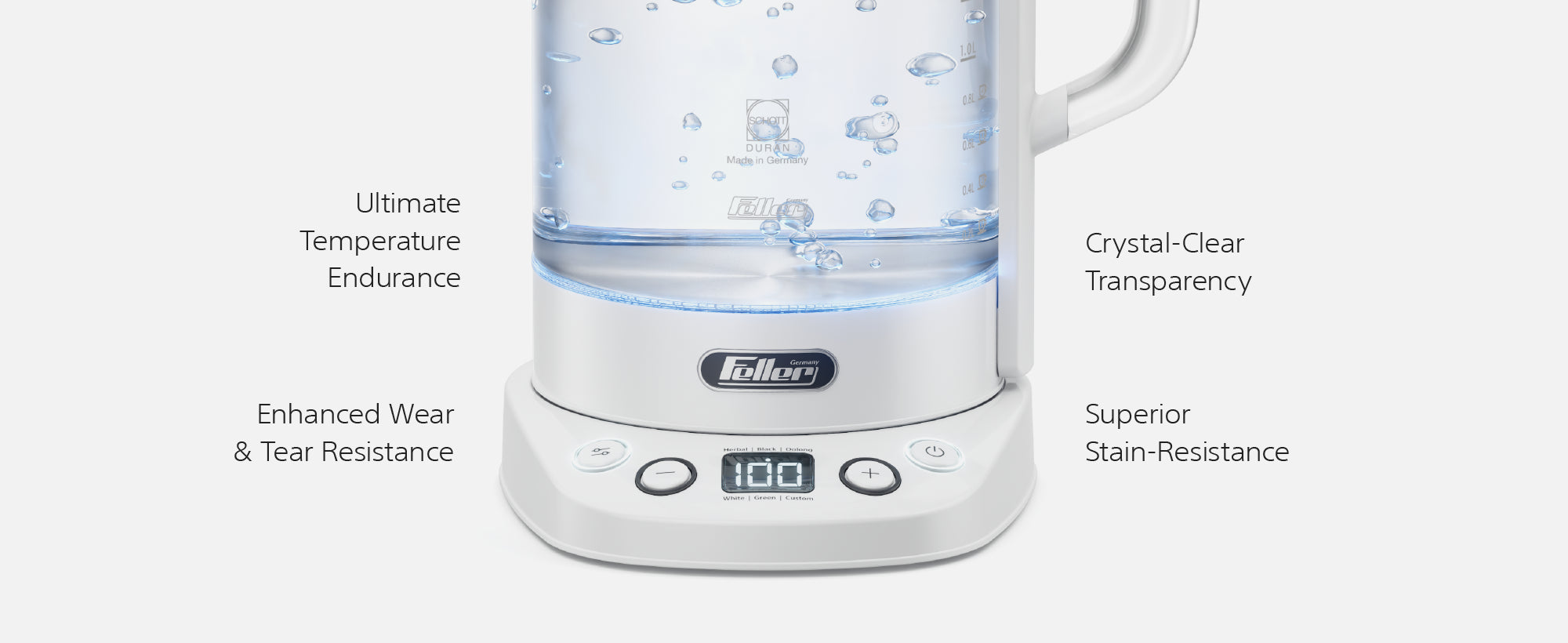 TS740 SCHOTT DURAN borosilicate 3.3 glass, made in Germany, and its glass qualities