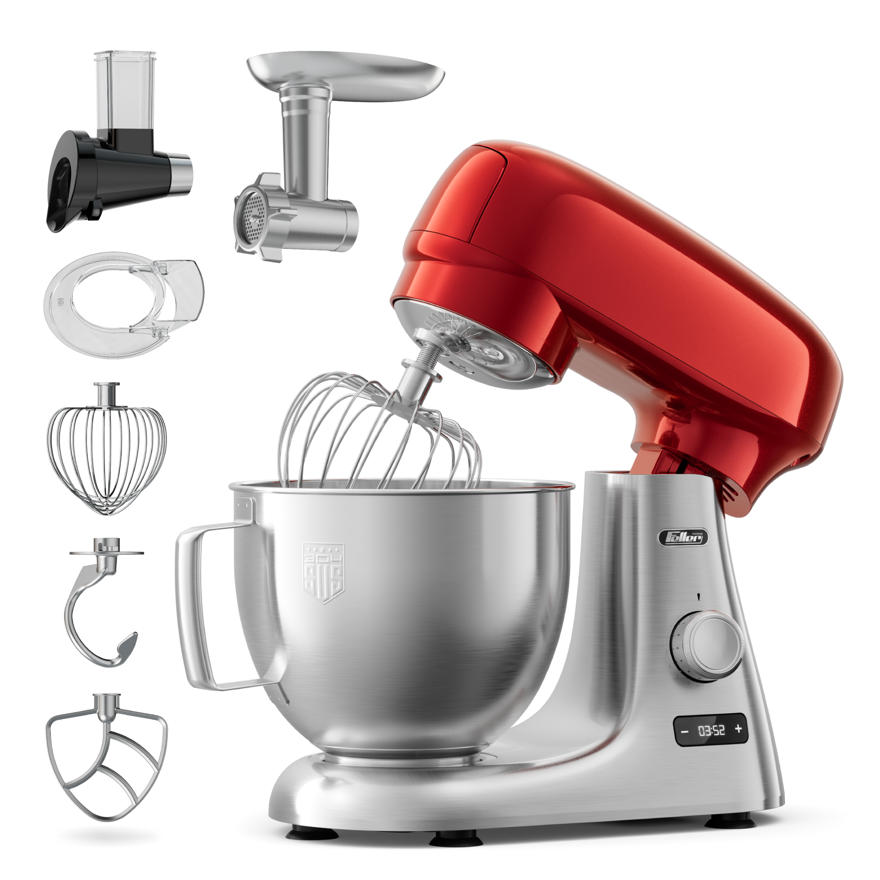 Feller Kitchen Machine KM1500 in Red